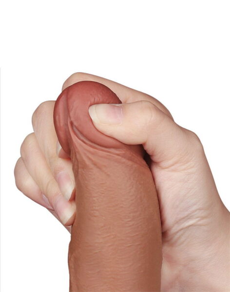 LOVETOY SLIDING SKIN DILDO 20 CM BRAUN 10074 – Bild 11