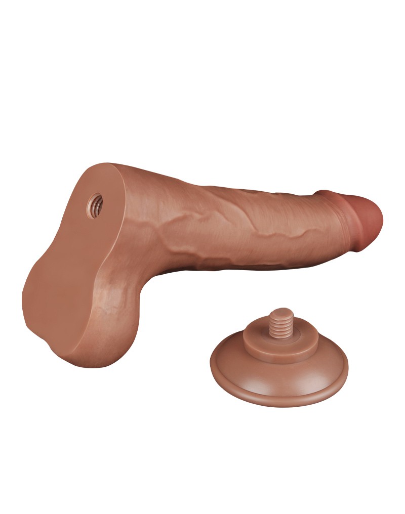 LOVETOY SLIDING SKIN DILDO 202CM BRAUN 10075 – Bild 12