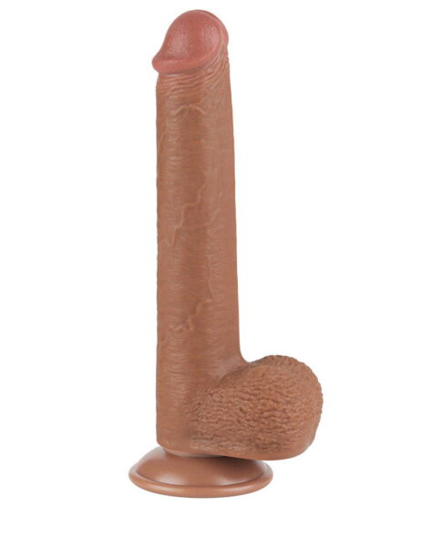 Alternative view of LOVETOY SLIDING SKIN DILDO 22 CM BRAUN 10076