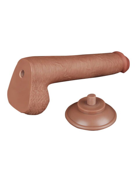 LOVETOY SLIDING SKIN DILDO 22 CM BRAUN 10076 – Bild 12