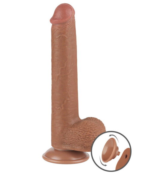 LOVETOY SLIDING SKIN DILDO 22 CM BRAUN 10076 – Bild 13