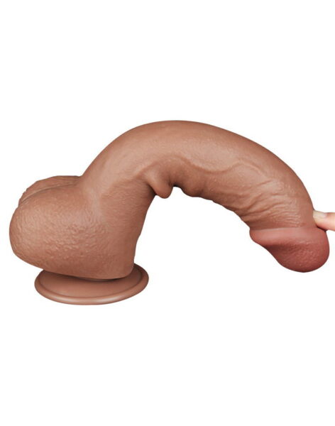 LOVETOY SLIDING SKIN DILDO 2 CM BRAUN 10074 – Bild 10