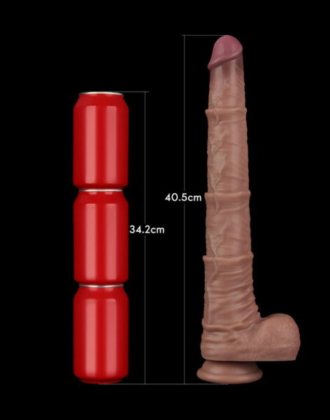 LOVETOY NATURE DILDO XXL Dual Bendable NATUR – Bild 9
