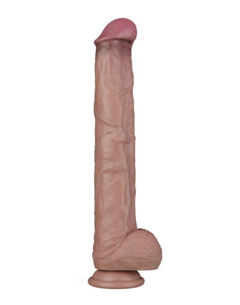 LOVETOY NATURE DILDO XXL Dual Layered Bendable NATUR