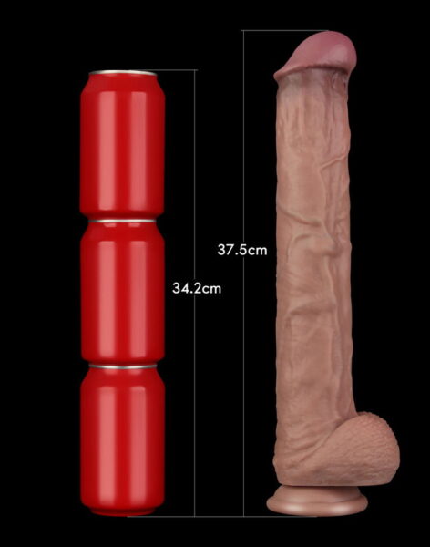LOVETOY NATURE DILDO XXL Dual Layered Bendable NATUR – Bild 9