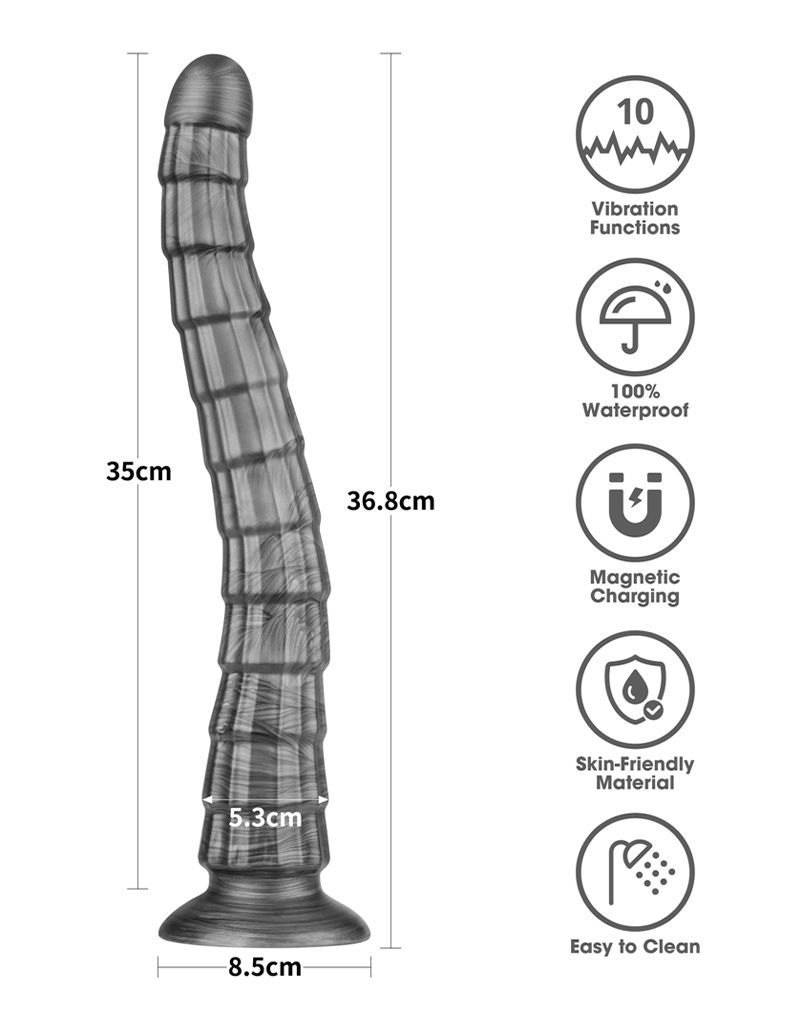 LOVETOY KING VIBRATING VIBRAX DILDO – Bild 3