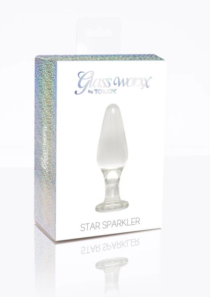 Alternative view of TOYJOY GLAS ANALPLUG STAR SPARKLER