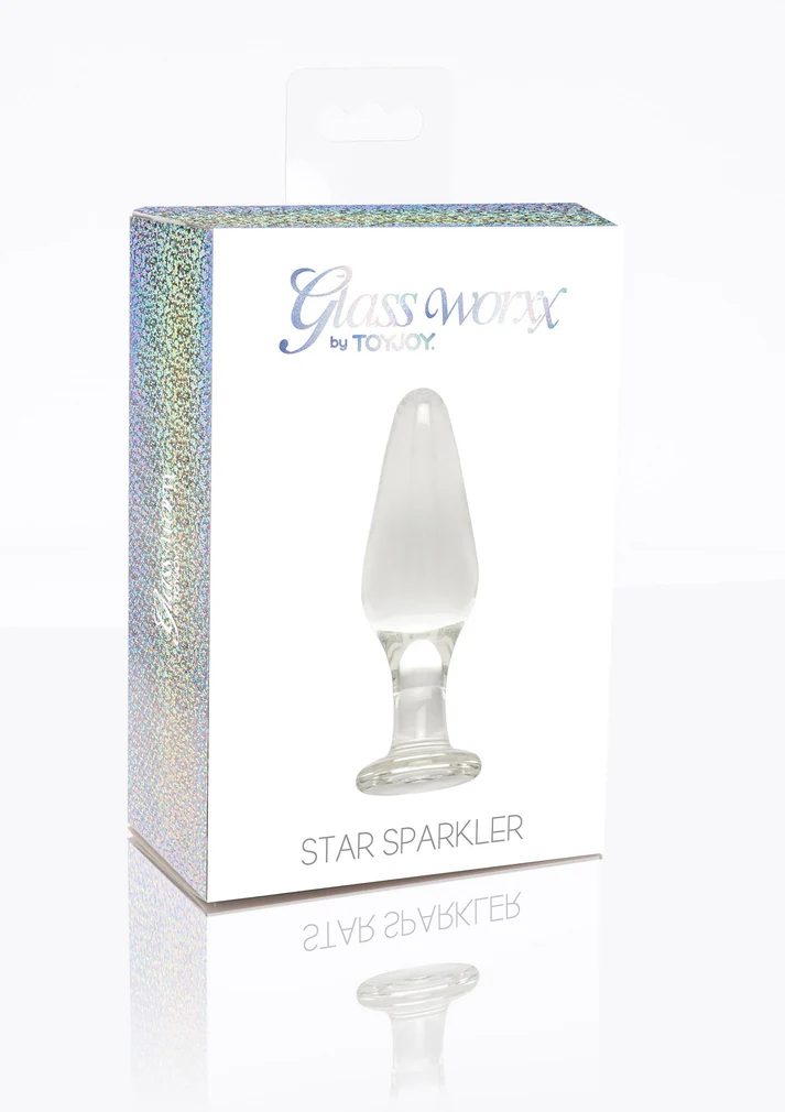 TOYJOY GLAS ANALPLUG STAR SPARKLER – Bild 2