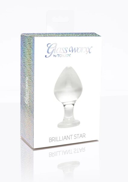Alternative view of TOYJOY GLAS ANALPLUG BRILLIANT STAR