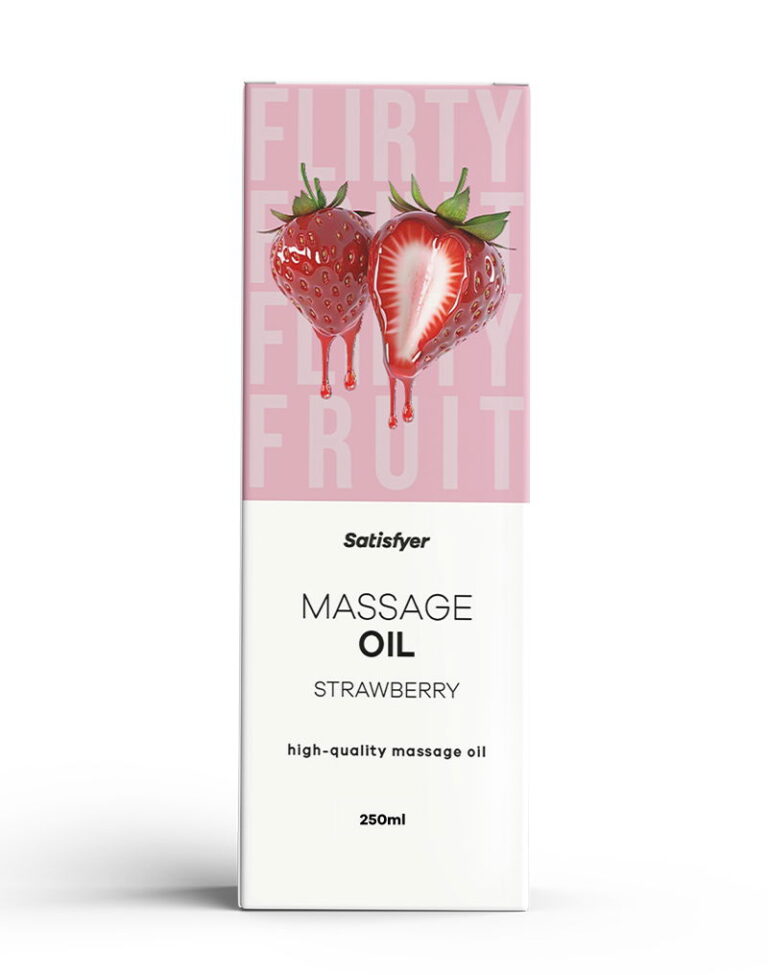 SATISFYER MASSAGEÖL STRAWBERRY 250ML