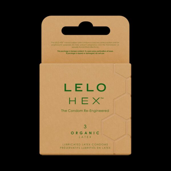 LELO HEX ORGANIC KONDOME 3 STÜCK – Bild 3