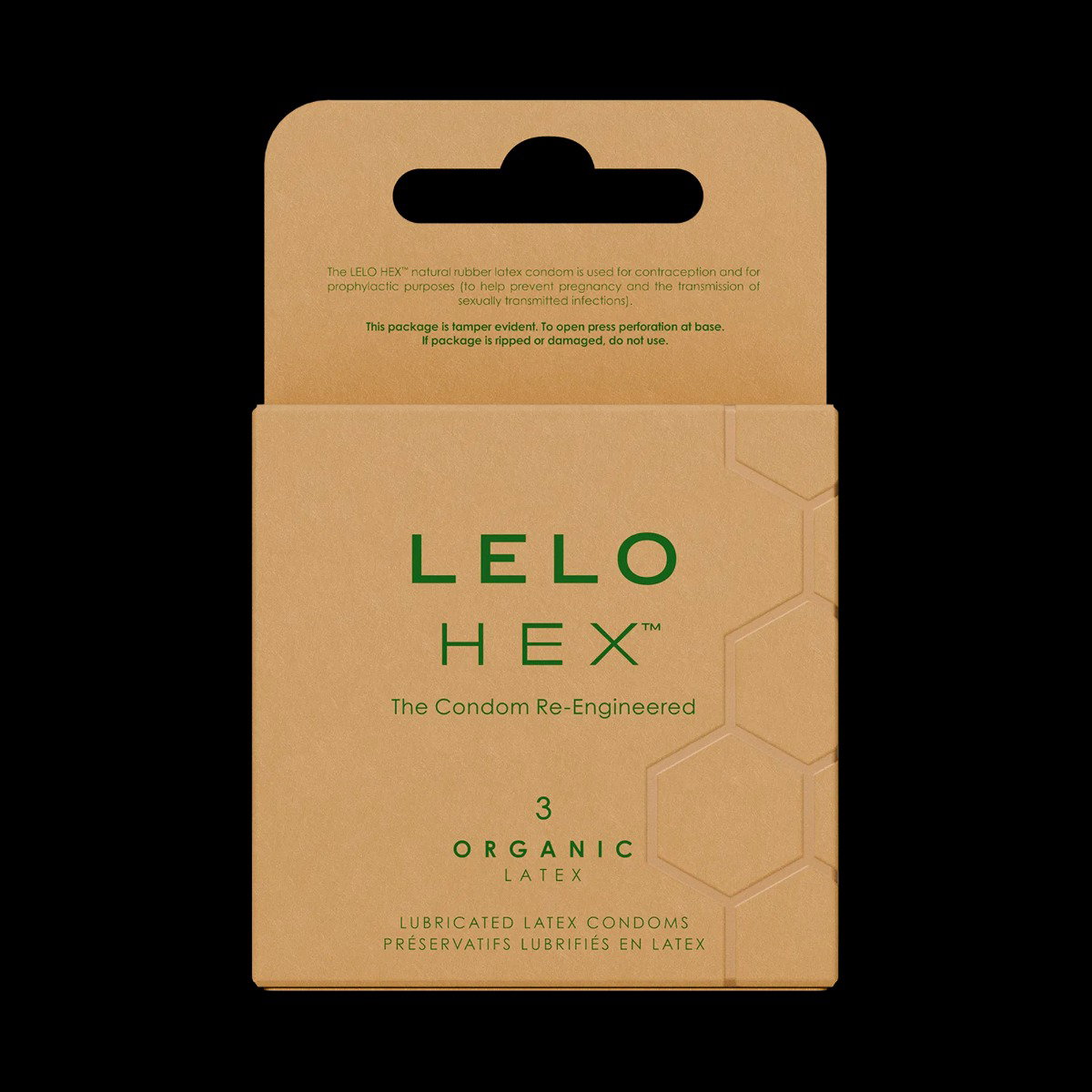 LELO HEX ORGANIC KONDOME 3 STÜCK – Bild 3