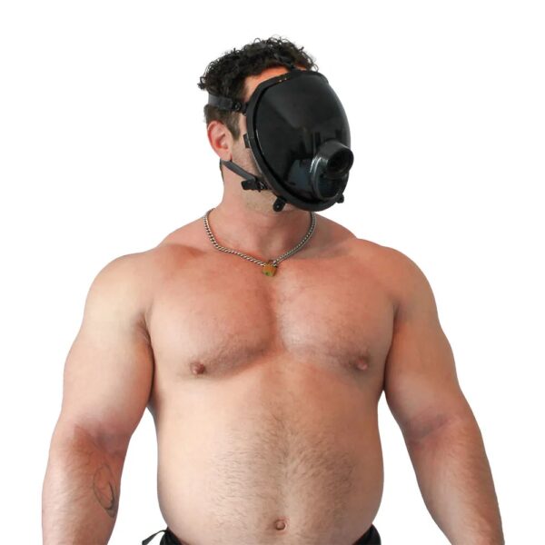GASMASTER Black MSX Smoke Full Visor Gas Maske – Bild 4