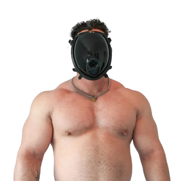 GASMASTER Black MSX Smoke Full Visor Gas Maske