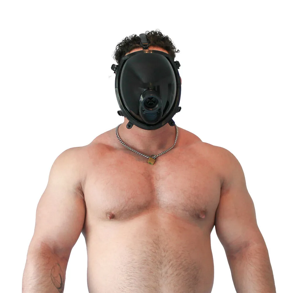 GASMASTER Black MSX Smoke Full Visor Gas Maske