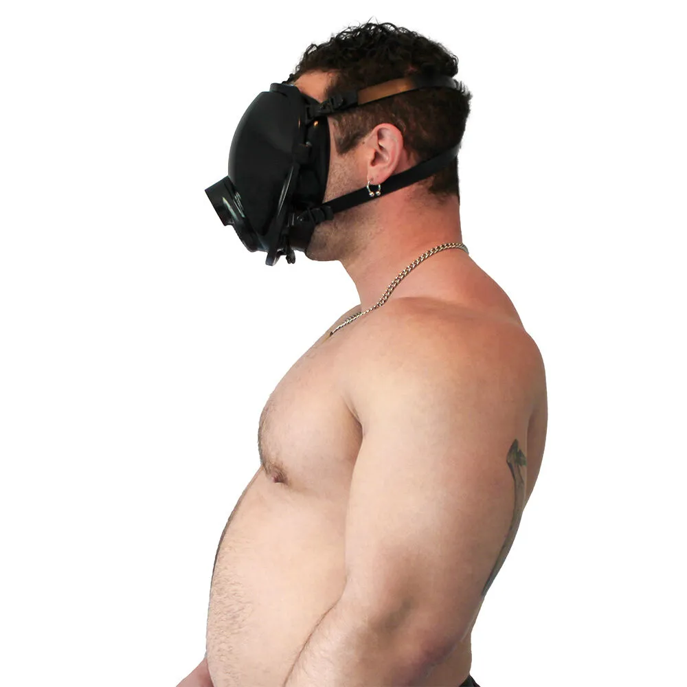 GASMASTER Black MSX Smoke Full Visor Gas Maske – Bild 5