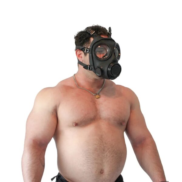 GASMASTER S10.3 Gummigasmaske mit doppeltem Lufteinlass – Bild 5