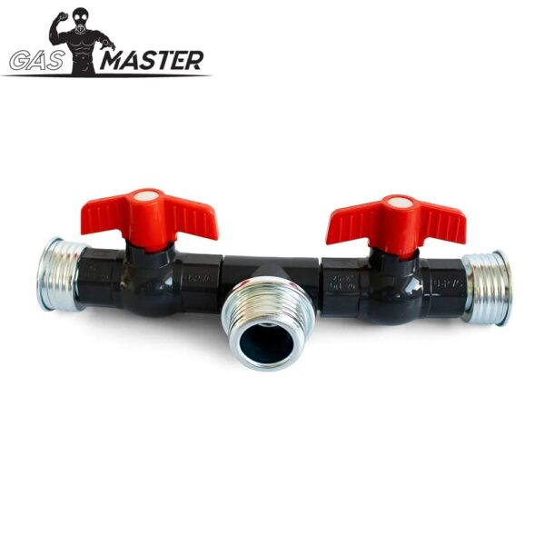 GASMASTER Air Selector T-Splitter mit Ventilen