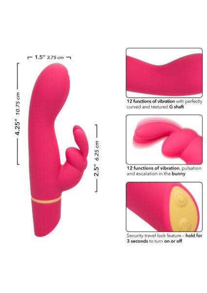 CALEXOTICS LOVE BUNNY PULSIERENDER G-PUNKT VIBRATOR PINK – Bild 7