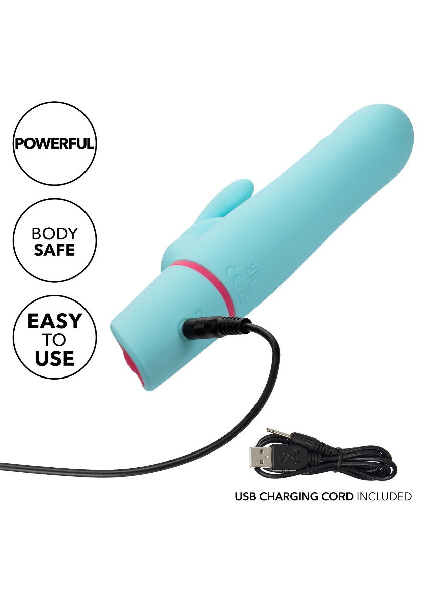 CALEXOTICS LOVE BUNNY ROTIERENDER VIBRATOR BLAU – Bild 9
