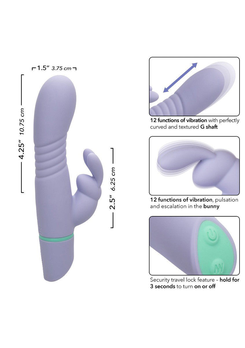 CALEXOTICS LOVE BUNNY STOSSVIBRATOR LILA – Bild 7