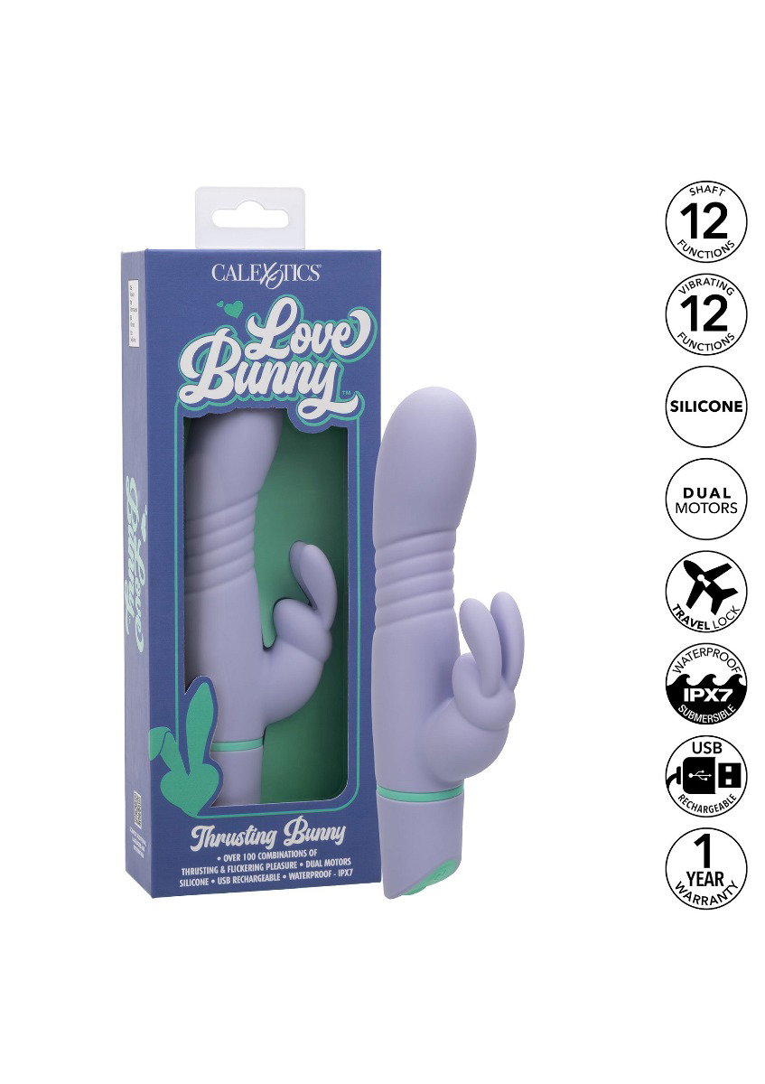 CALEXOTICS LOVE BUNNY STOSSVIBRATOR LILA – Bild 8