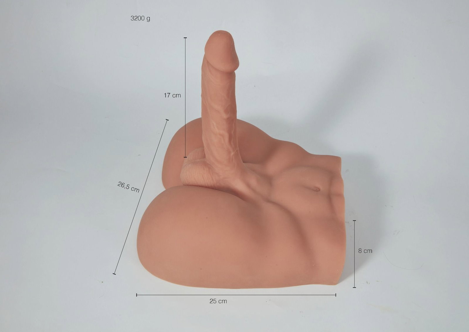 ZENN Super Soft Penismasturbator Torso 170036