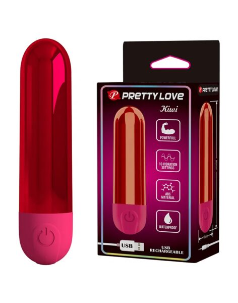 PRETTY LOVE KIWI BULLET VIBRATOR ROT