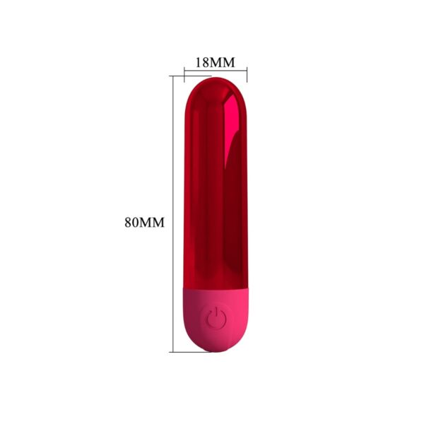 PRETTY LOVE KIWI BULLET VIBRATOR ROT – Bild 6