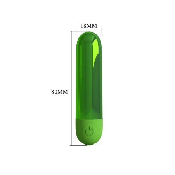Alternative view of PRETTY LOVE KIWI BULETT VIBRATOR GRÜN
