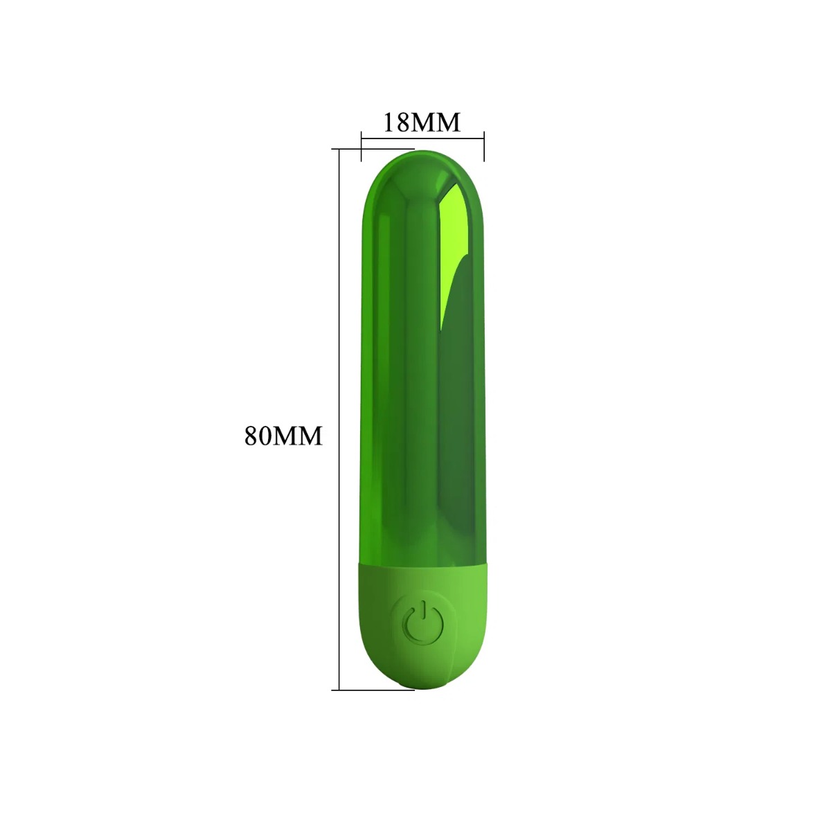 PRETTY LOVE KIWI BULETT VIBRATOR GRÜN – Bild 2