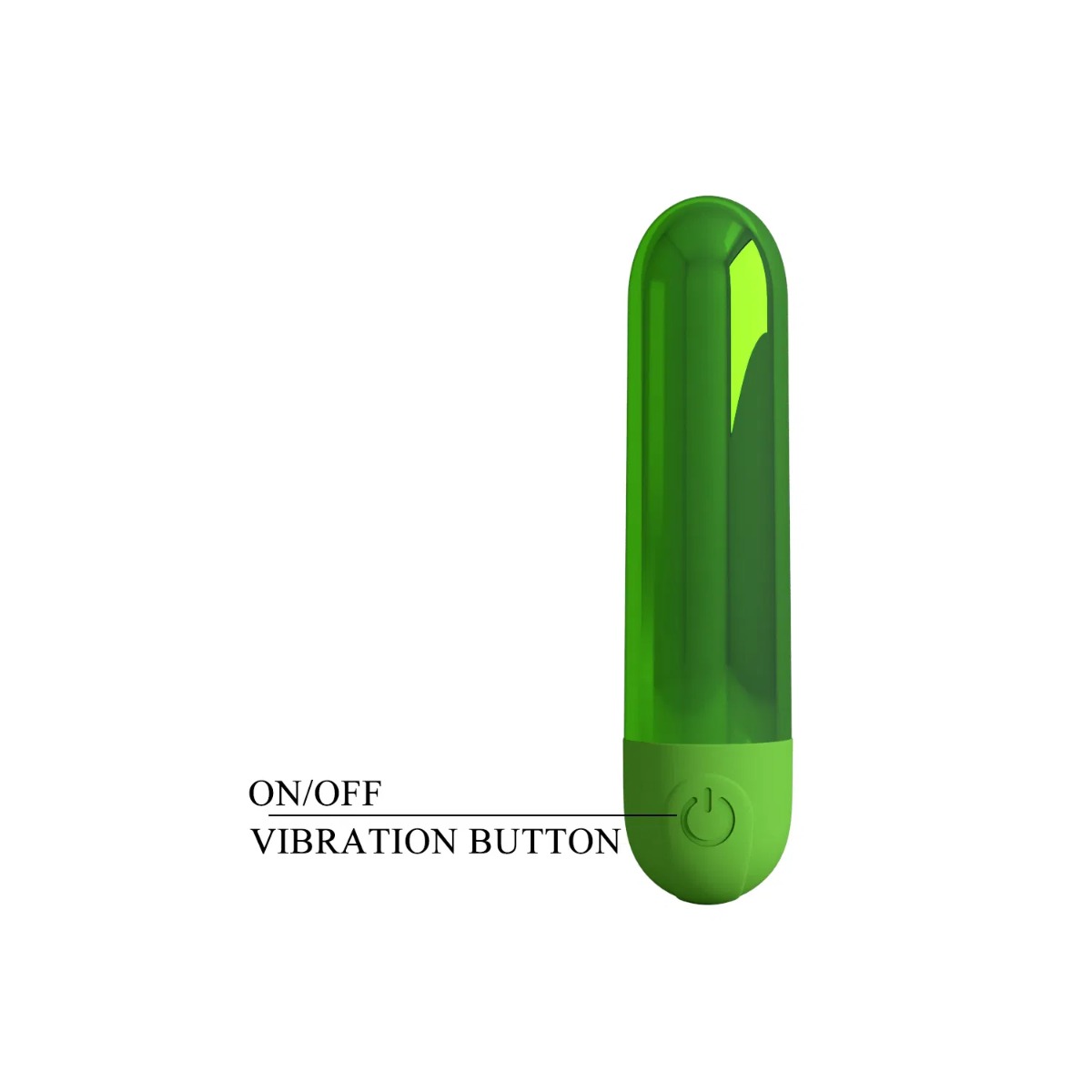 PRETTY LOVE KIWI BULETT VIBRATOR GRÜN