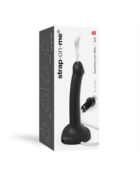 STRAP ON ME SILIKON SQUIRTING DIDLO BLACK S – Bild 5