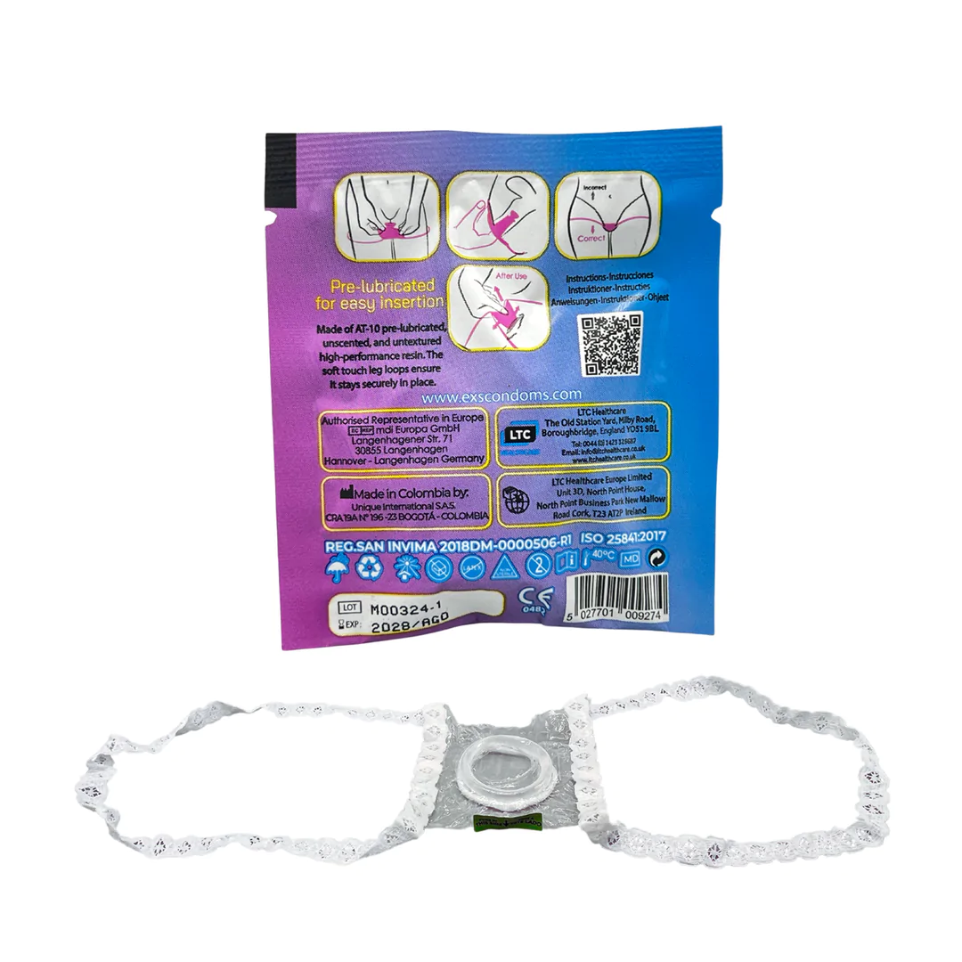 EXS Non-Latex-Innenkondom 1er – Bild 2