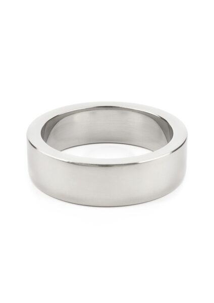 Alternative view of MISTER STEEL WIDE BAND COCKRING 45MM