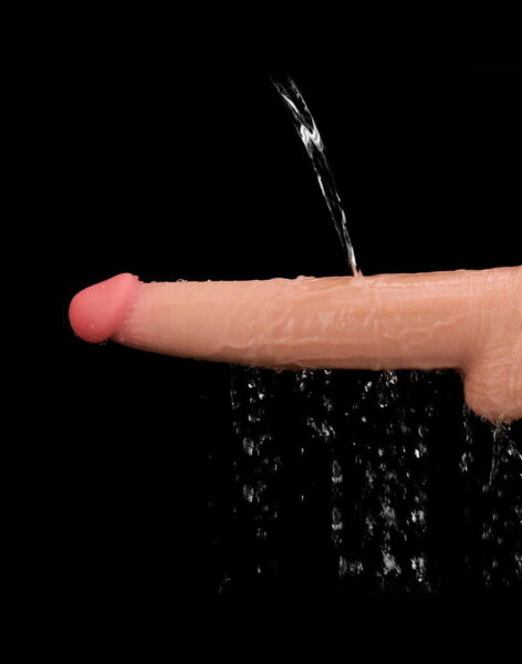Alternative view of LOVETOY SLIDING SKIN DILDO 34 CM NUDE