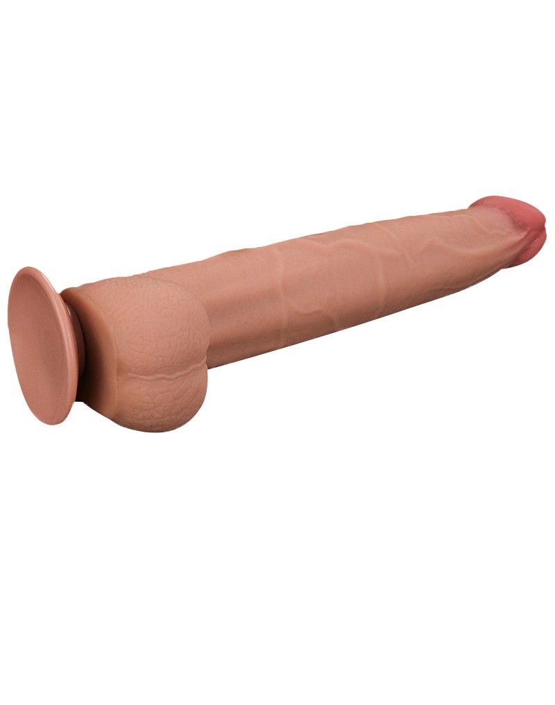 LOVETOY SLIDING SKIN DILDO 34 CM NUDE – Bild 6