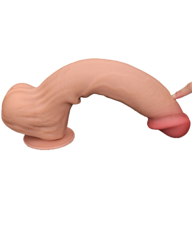 LOVETOY SLIDING SKIN DILDO 36 CM NUDE – Bild 4