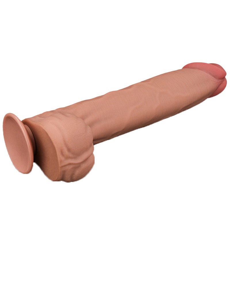 LOVETOY SLIDING SKIN DILDO 36 CM NUDE – Bild 11