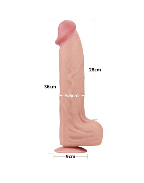 LOVETOY SLIDING SKIN DILDO 36 CM NUDE – Bild 16