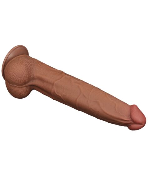 LOVETOY SLIDING SKIN DILDO 34 CM BROWN – Bild 3