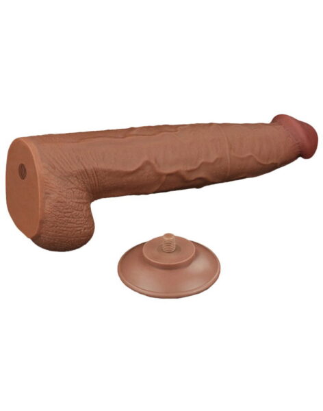LOVETOY SLIDING SKIN DILDO 34 CM BROWN – Bild 5