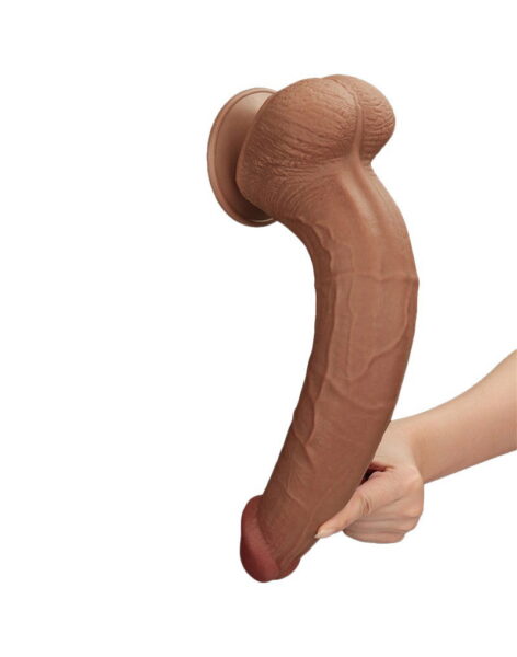 LOVETOY SLIDING SKIN DILDO 34 CM BROWN – Bild 10