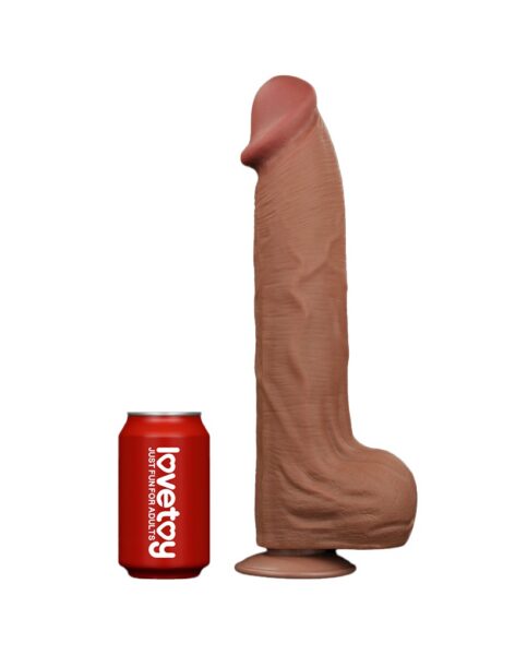 LOVETOY SLIDING SKIN DILDO 36 CM BRAUN – Bild 12