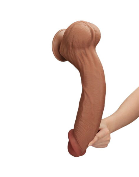LOVETOY SLIDING SKIN DILDO 36 CM BRAUN – Bild 13