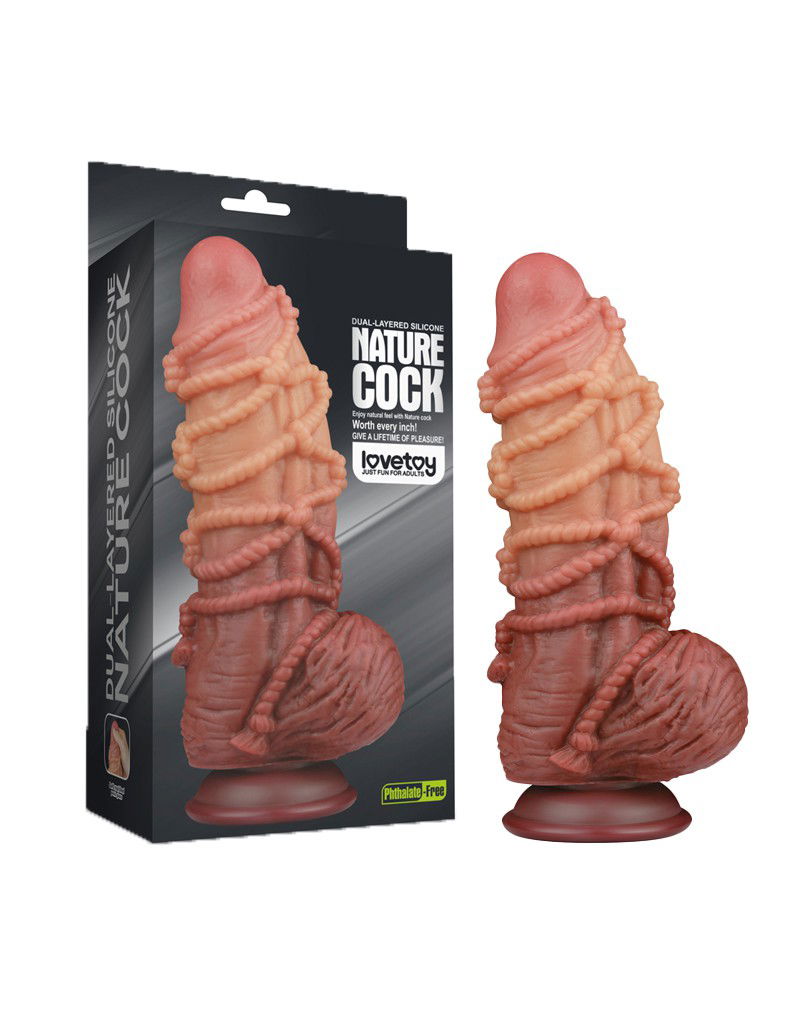 LOVETOY EXTREM DILDO 24,5 CM NUDE – Bild 12