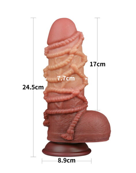 LOVETOY EXTREM DILDO 24 CM NUDE – Bild 3