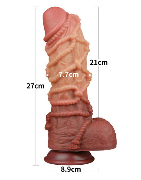 LOVETOY EXTREM DILDO 26.5 CM NUDE – Bild 16