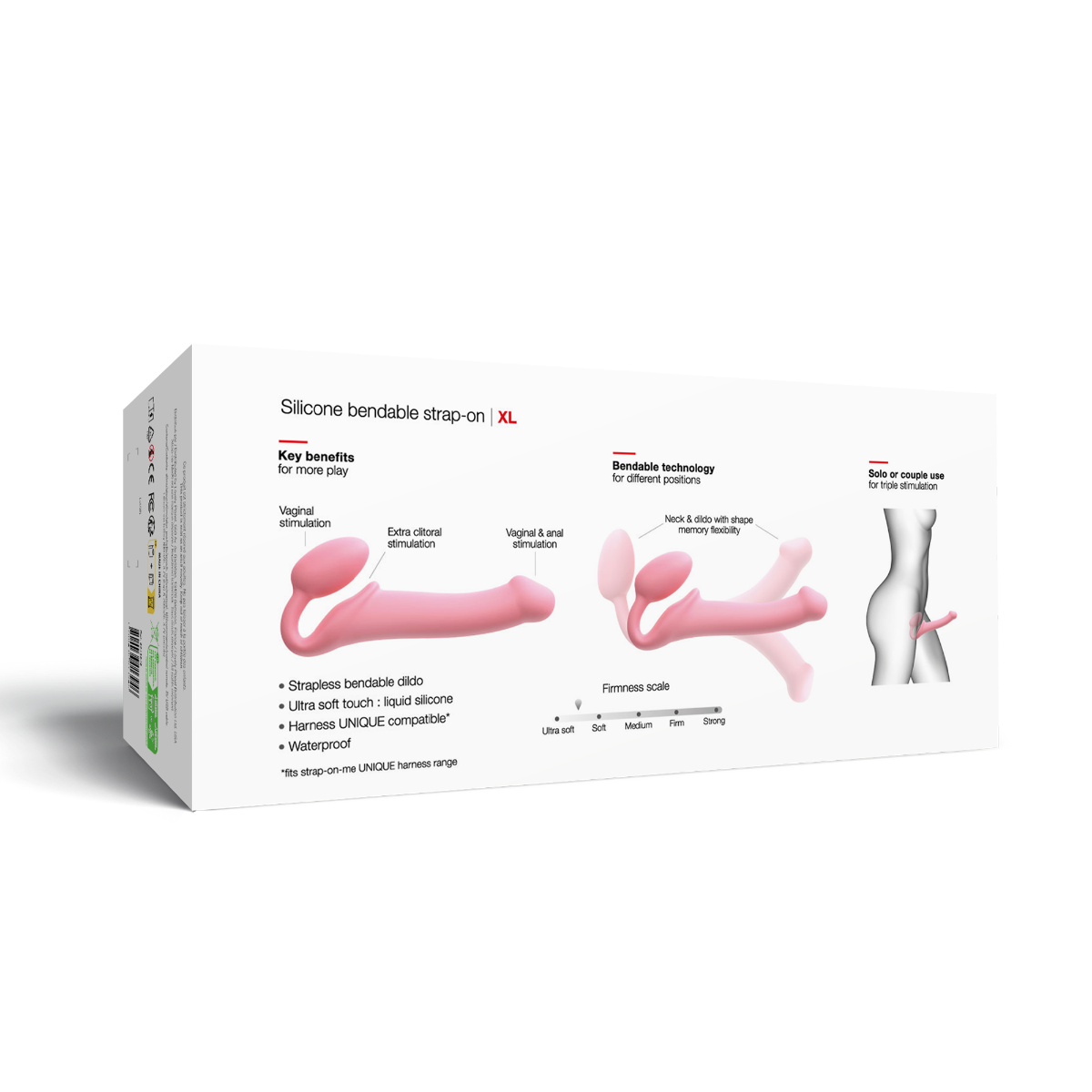 STRAP ON ME SILIKON DILDO PINK XL – Bild 3