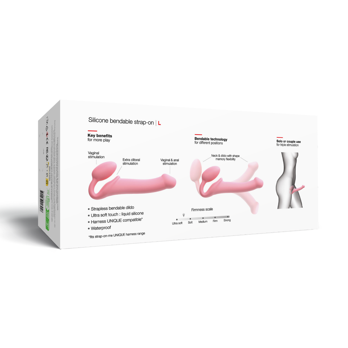 STRAP ON ME SILIKON DILDO PINK L – Bild 3